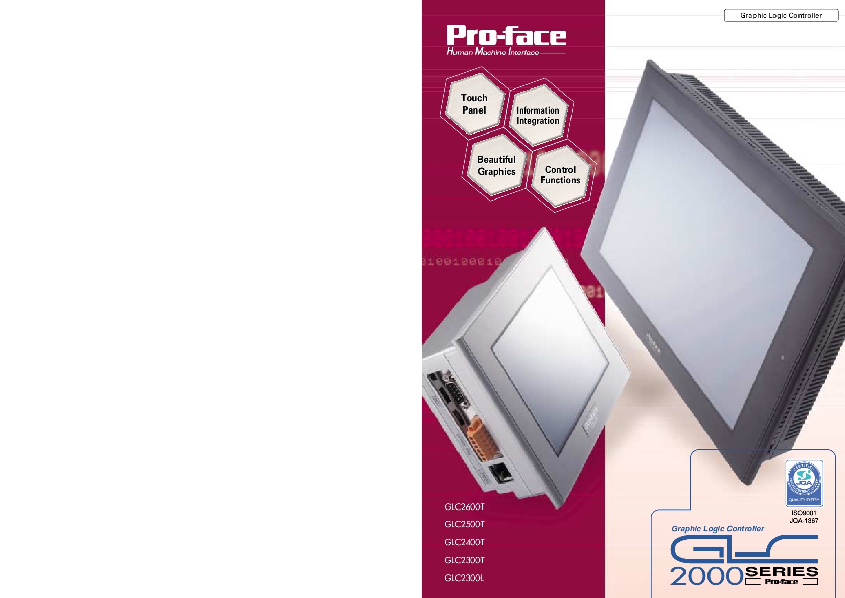 First Page Image of Pro-Face GLC2000 Series Catalog GLC2500-TC41-200V.pdf
